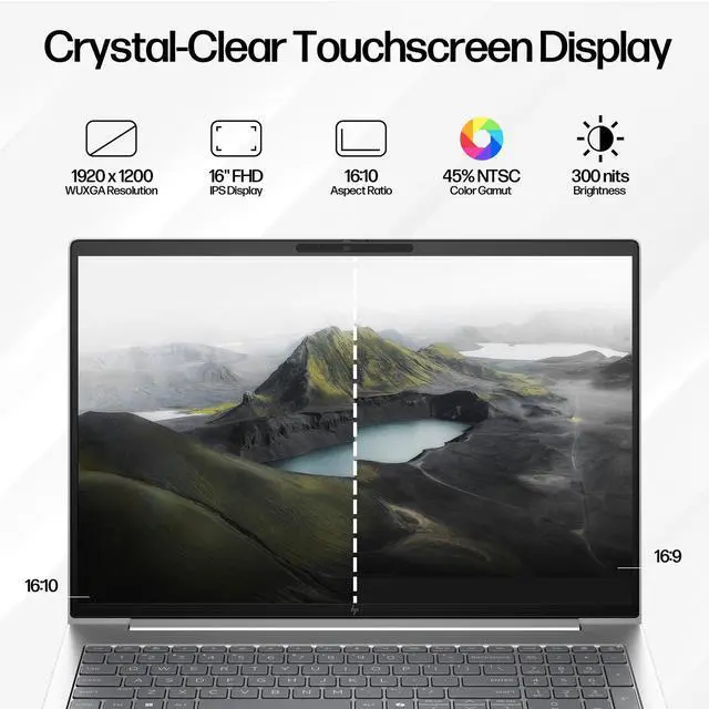 Alt view image 2 of 6 - HP Elitebook 660 G11 16" Laptop, WUXGA IPS Display Business AI Laptop - Intel Core Ultra 7 165U, 16GB RAM, 2TB SSD, Intel Graphics, Wi-Fi 6E, FP Reader, w/2021 Lifetime Office, HDMI Cable, Win 11 Pro