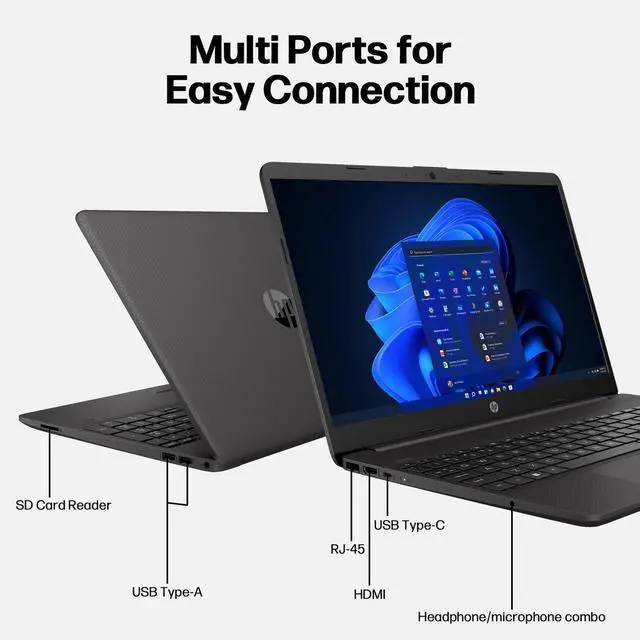 Alt view image 6 of 7 - HP i5 Business Student Laptop Computer, 15.6" FHD, 13th Gen Intel Core i5-1335U(Beat i7-1255U), Laptop with Lifetime Microsoft Office, 16 GB RAM 512GB SSD+256 GB, WiFi 6E, Windows 11, Ethernet, HDMI