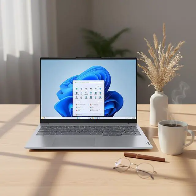 Alt view image 7 of 7 - Lenovo ThinkBook 16 Gen 7 Business Laptop, 16" IPS WUXGA Display, AMD Ryzen 5 7533HS(Beat i7-1355U), 16GB DDR5 RAM, 1TB SSD, Ethernet RJ-45, Fingerprint Reader, Copilot+ PC, Windows 11 Pro