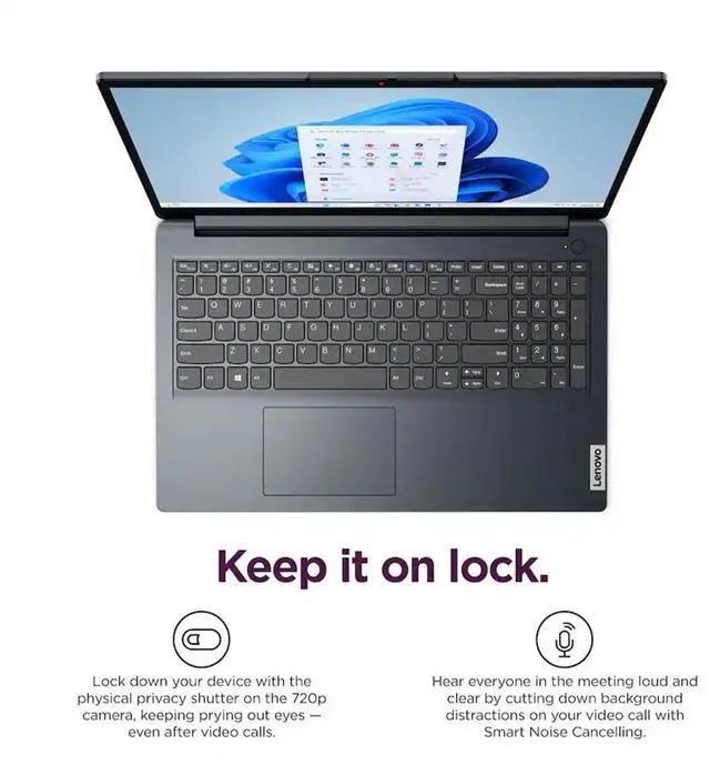Alt view image 4 of 6 - Lenovo Ideapad 15.6 FHD Touchscreen Laptop, Intel Core i5-1335U(Beats i7-1225U), Lifetime MS Office+Copilot AI, 40GB RAM 2TB SSD, Long Battery Life, Windows 11 Pro, Laptop for Business Home Student