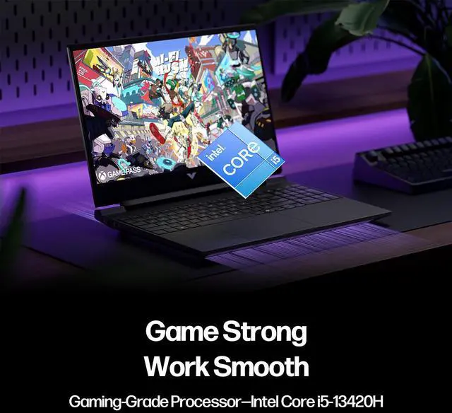 Alt view image 3 of 7 - HP Victus Gaming Laptop, 15.6 FHD 144HZ Display, Intel Core i5-13420H, NVIDIA GeForce RTX 4050, 64GB RAM 1TB SSD, Backlit Keyboard, WiFi 6, Win 11 Pro, Bundled with Mytrix Accessory