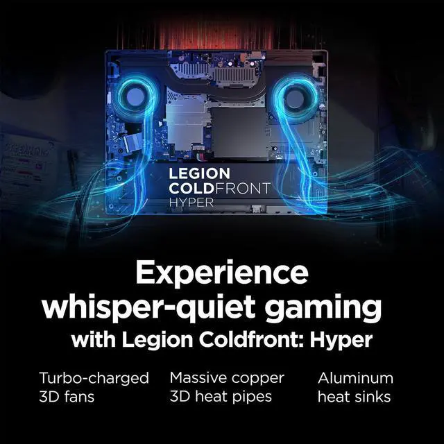 Alt view image 5 of 7 - Lenovo Legion 5i 15.1" Gaming Laptop, 2.5K WQXGA PureSight 165Hz OLED Display, Intel Core Ultra 9-275HX, NVIDIA GeForce RTX 5070, 16GB RAM, 1TB SSD, Wi-Fi 7, RGB Backlit, Win 11, w/1TB Portable HDD