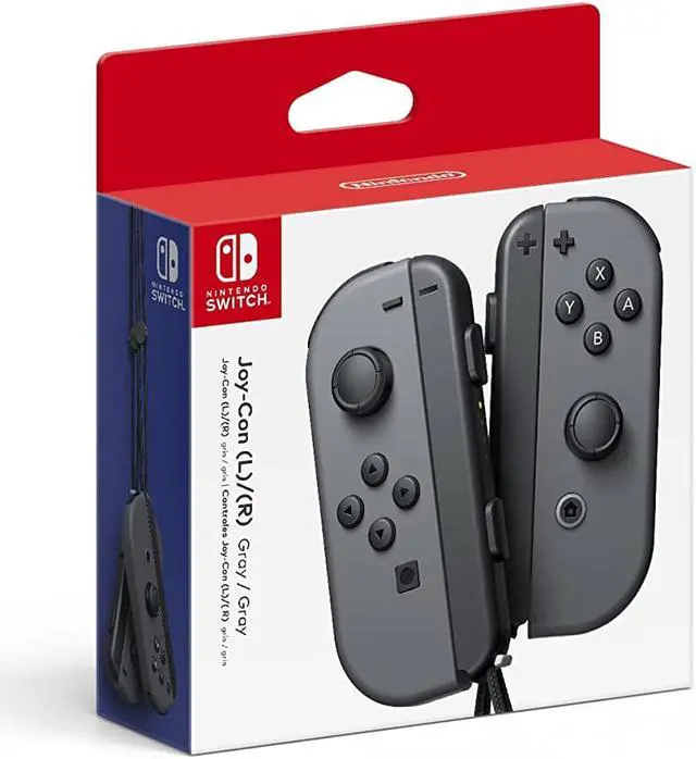 Alt view image 2 of 8 - Nintendo Switch - Joy-Con (L/R)-Gray