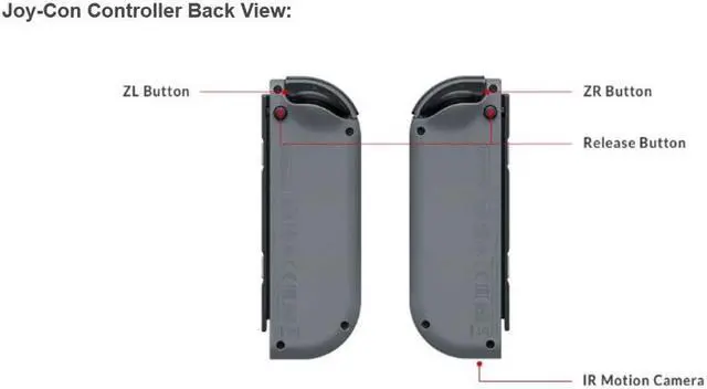 Alt view image 6 of 8 - Nintendo Switch - Joy-Con (L/R)-Gray