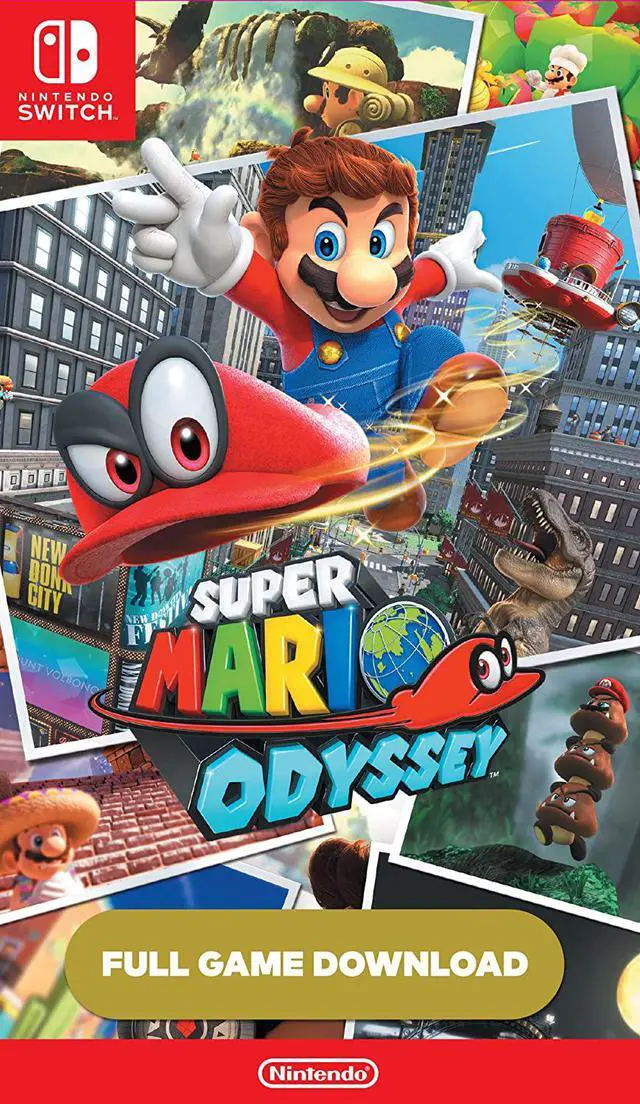 Alt view image 2 of 7 - Nintendo Switch Pro Controller with Super Mario Odyssey Full Game Download Code