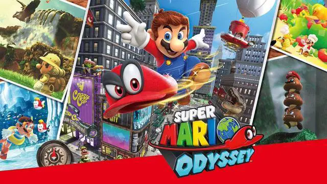 Alt view image 5 of 7 - Nintendo Switch Pro Controller with Super Mario Odyssey Full Game Download Code