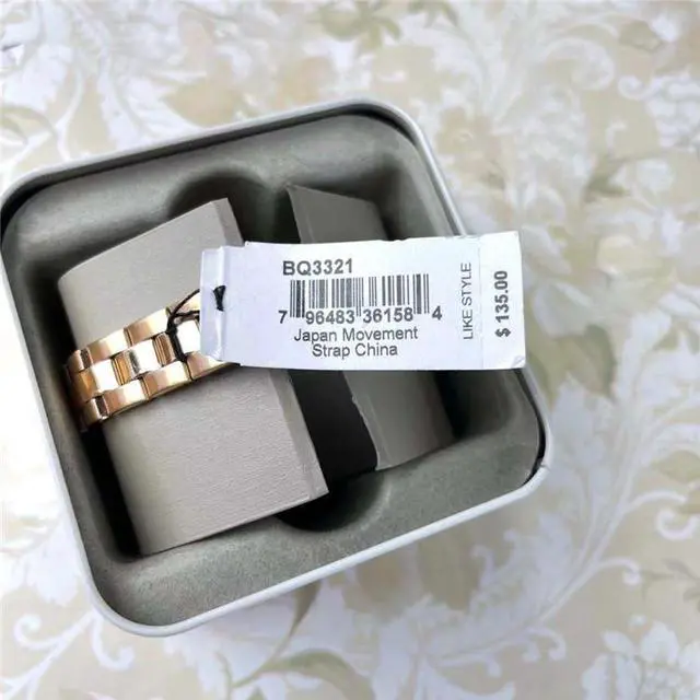 Alt view image 5 of 5 - Fossil BQ3321 Laney Three-Hand Rose-Gold-Tone Stainless Steel Watch