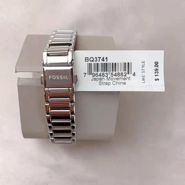 Alt view image 4 of 4 - Fossil BQ3741 Ladies Blue Dial Silver Stainless Steel Watch
