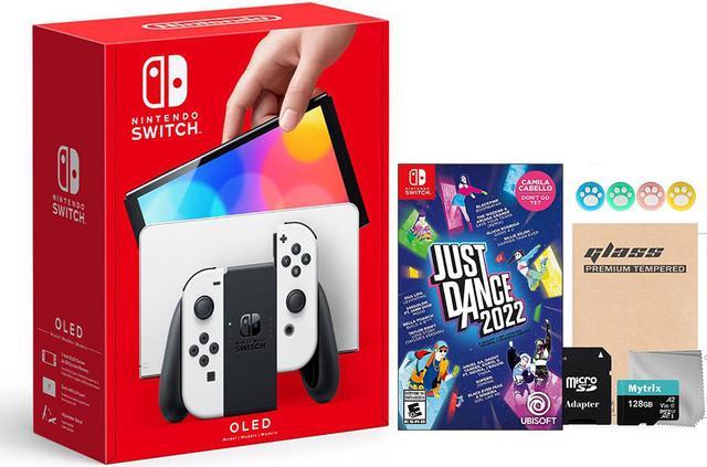 Nintendo Switch OLED Model White Set 7 Inch Screen Joy‑Con Handle Enhanced  Audio Adjustable Console Stable TV Mode Video Game