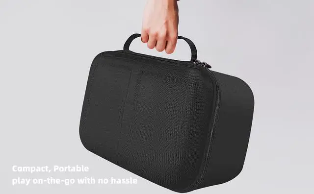 Alt view image 2 of 6 - Steam Deck Travel Accessories 6-IN-1 Complete Set Mytrix Hard Carrying Storage All Protective Anti Shock Messenger Bag Soft Lining Fit Steam Deck Console, Charger & Accessories (Slim Keyboard & SD Car