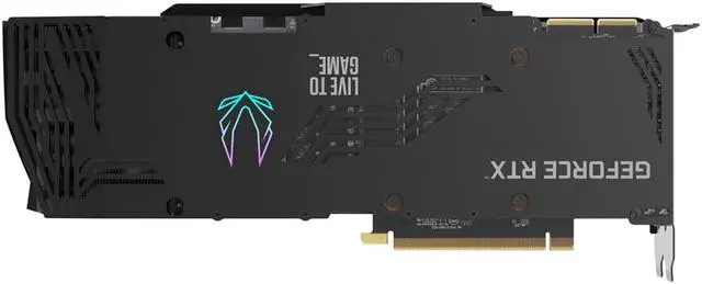 Alt view image 5 of 7 - ZOTAC Gaming GeForce RTX 3090 Trinity OC Graphics Card 24GB GDDR6X 384-bit PCIE 4.0, IceStorm 2.0 Advanced Cooling, 3x DisplayPort 1.4a, 1x HDMI 2.1 w/ Mt HDMI 2.1 Cable, Anti-Sag RGB Holder