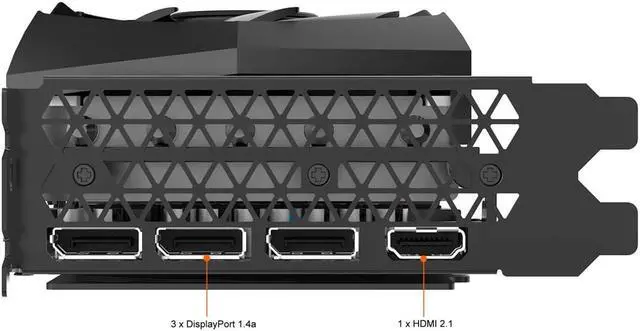 Alt view image 4 of 7 - ZOTAC Gaming GeForce RTX 3090 Trinity OC Graphics Card 24GB GDDR6X 384-bit PCIE 4.0, IceStorm 2.0 Advanced Cooling, 3x DisplayPort 1.4a, 1x HDMI 2.1 w/ Mt HDMI 2.1 Cable, Anti-Sag RGB Holder
