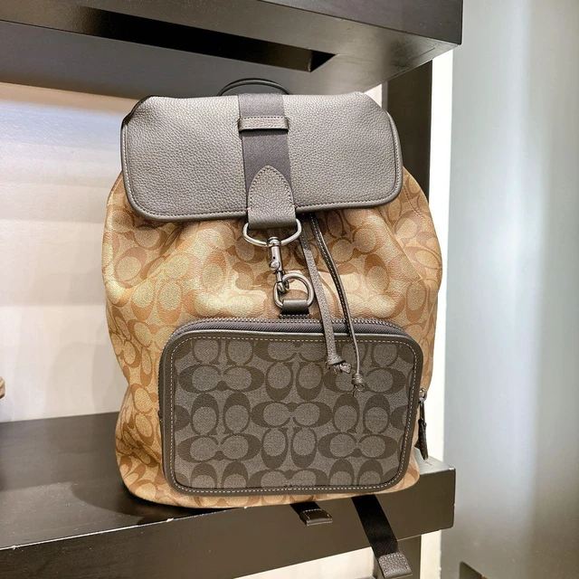 Coach C9866 Sullivan Backpack In Blocked Signature Canvas IN  display picture 3
