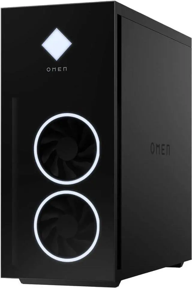 Alt view image 2 of 6 - HP OMEN 40L Gaming Desktop, AMD Ryzen 5 5600G, GeForce RTX 3060Ti, 16GB RAM, 1TB PCIe SSD+1TB HDD, RGB, Bluetooth, Wi-Fi 6, USB-C, RJ-45, HDMI, Win 11 Pro