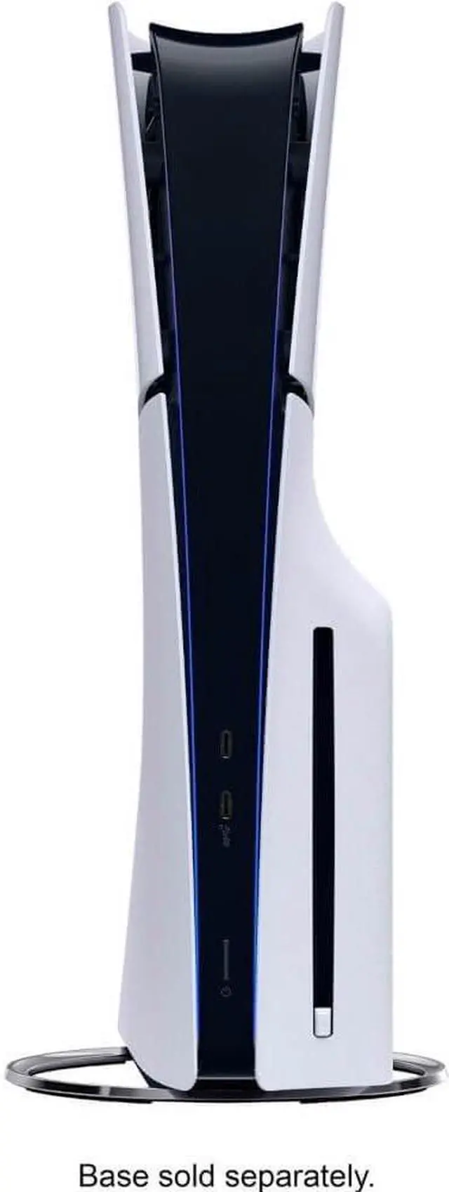 Alt view image 7 of 7 - PlayStation 5 Slim Disc Edition with Two Controllers White and Midnight Black DualSense and Mytrix Hard Shell Protective Controller Case