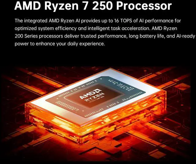 Alt view image 4 of 7 - Lenovo LOQ RTX 5060 Gaming Laptop, 15.6" FHD 144Hz NVIDIA G-Sync Display, AMD Ryzen 7 250, NVIDIA GeForce RTX 5060, 32GB DDR5 RAM, 2TB SSD, 5MP Privacy Camera, Ethernet (RJ45), Backlit KB, Win 11 Home