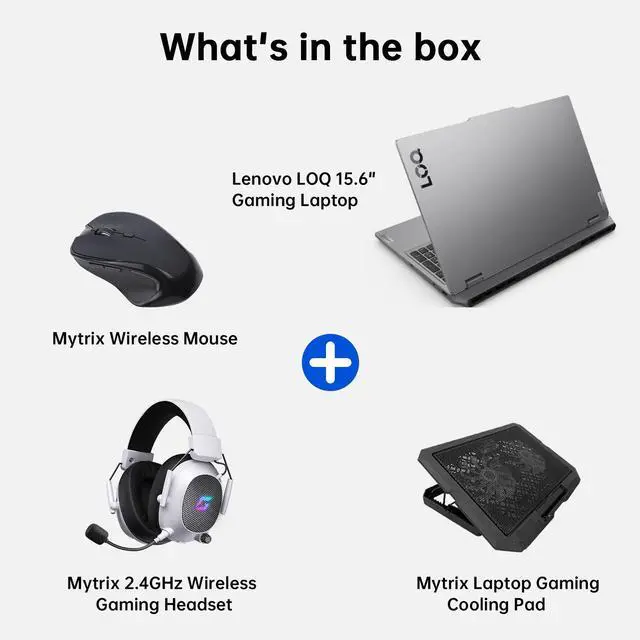 Alt view image 2 of 7 - Lenovo LOQ RTX 5060 Gaming Laptop, 15.6" FHD 144Hz NVIDIA G-Sync Display, AMD Ryzen 7 250, NVIDIA GeForce RTX 5060, 32GB DDR5 RAM, 2TB SSD, 5MP Privacy Camera, Ethernet (RJ45), Backlit KB, Win 11 Home