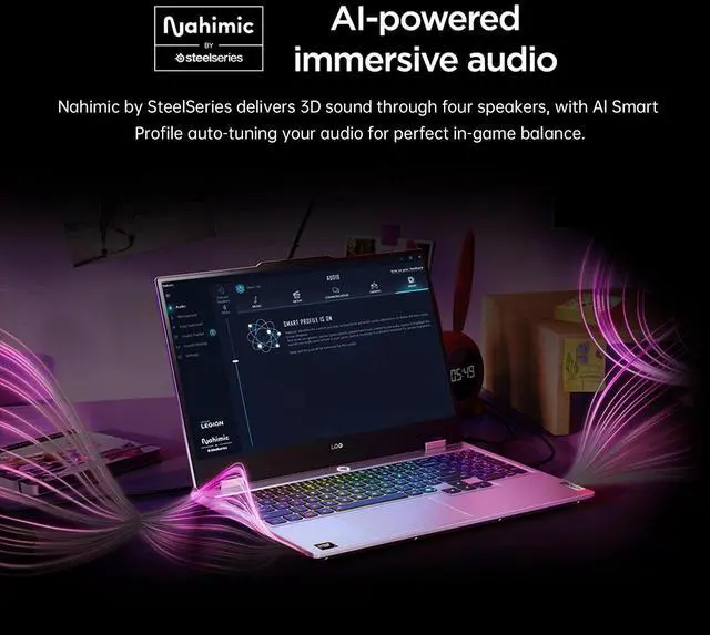 Alt view image 7 of 7 - Lenovo LOQ RTX 5060 Gaming Laptop, 15.6" FHD 144Hz NVIDIA G-Sync Display, AMD Ryzen 7 250, NVIDIA GeForce RTX 5060, 32GB DDR5 RAM, 2TB SSD, 5MP Privacy Camera, Ethernet (RJ45), Backlit KB, Win 11 Home