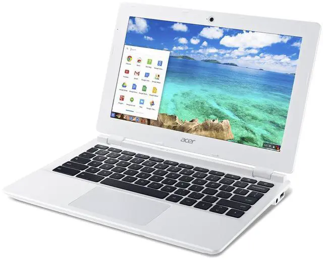 Alt view image 5 of 10 - Acer CB3-111-C670 Certified Refurbished Chromebook Intel Celeron N2830 (2.16 GHz) 2 GB Memory 16 GB SSD 11.6" Chrome OS 32-Bit Manufacturer Recertified