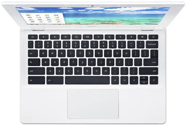 Alt view image 8 of 10 - Acer CB3-111-C670 Certified Refurbished Chromebook Intel Celeron N2830 (2.16 GHz) 2 GB Memory 16 GB SSD 11.6" Chrome OS 32-Bit Manufacturer Recertified