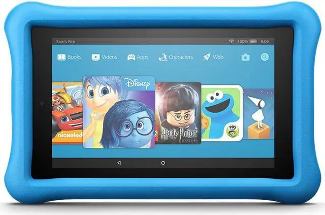 Main image of Amazon - Fire Kids Edition - 7" - Tablet - 16GB 7th Generation, 2017 Release - Blue