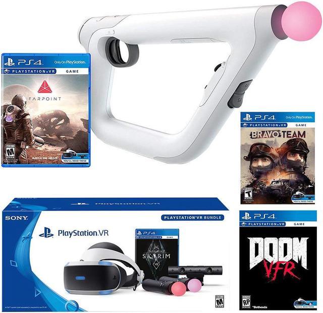 PlayStation VR FPS Deluxe Bundle (5 Items): PlayStation VR Skyrim
