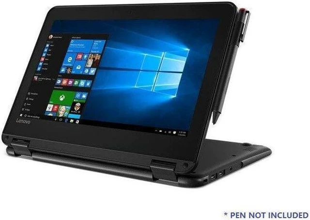 Alt view image 8 of 8 - Lenovo 300e Winbook 81FY0019US 11.6" Touchscreen LCD 2 in 1 Notebook - Intel Celeron N3450 Quad-core (4 Core) 1.10 GHz - 4 GB - 64 GB Flash Memory - Windows 10 S - 1366 x 768 - In-plane Switching (IPS) Technology - Convertible