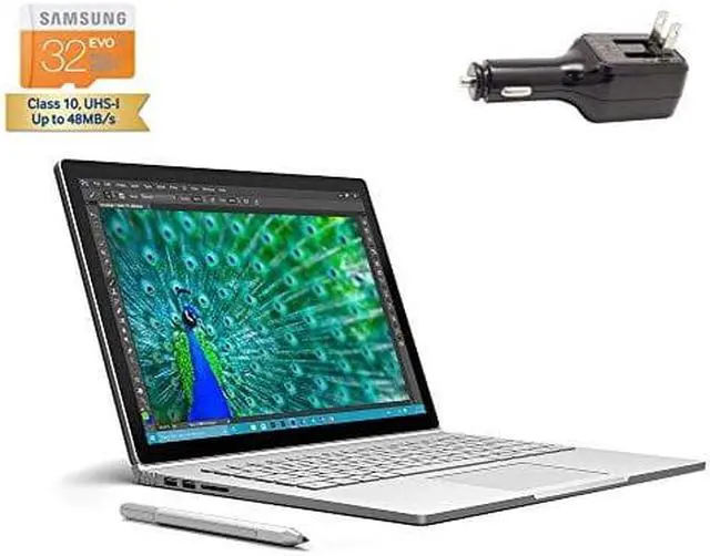 Alt view image 5 of 12 - Microsoft Surface Book TP4-00001 Ultrabook Intel Core i5-6300U 2.4 GHz 8 GB LPDDR3 256 GB SSD Intel HD Graphics 520 13.5" 3000 x 2000 Touchscreen 5 MP Front / 8 MP Rear Camera Windows 10 Pro Bundle with Pen