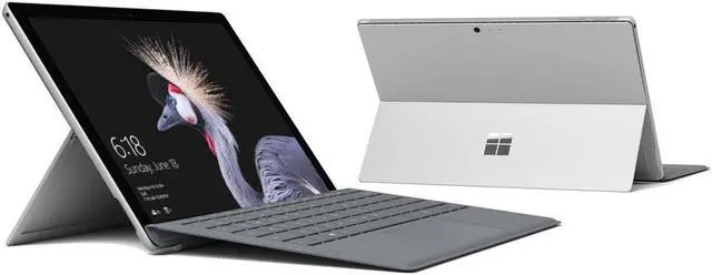 Alt view image 4 of 7 - 2017 New Surface Pro Bundle (5 Items): Core i5 8GB 256GB Tablet, Surface Pro Signature Type Cover Platinum, New Surface Pen Platinum, 128GB Micro SD Card, Mini DisplayPort Adapter