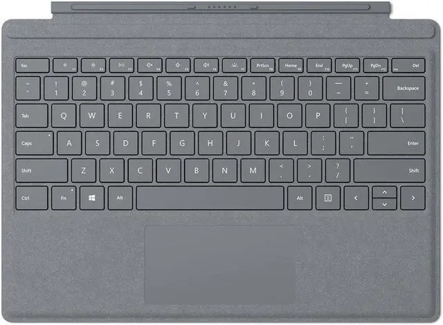 Alt view image 7 of 7 - 2017 New Surface Pro Bundle (5 Items): Core i5 8GB 256GB Tablet, Surface Pro Signature Type Cover Platinum, New Surface Pen Platinum, 128GB Micro SD Card, Mini DisplayPort Adapter