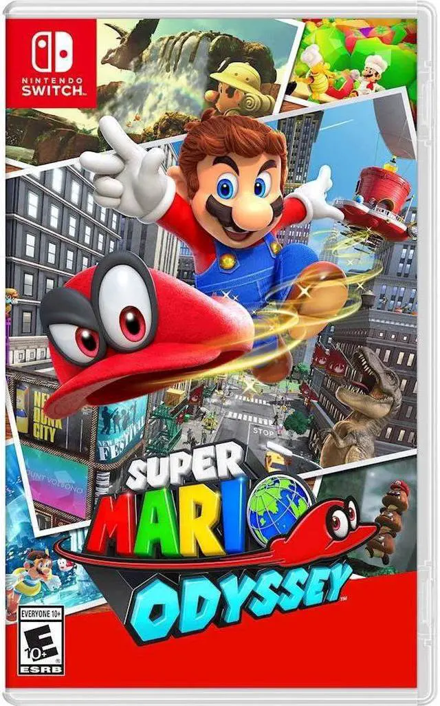 Alt view image 3 of 7 - 2020 New Nintendo Switch Animal Crossing: New Horizons Edition Bundle with Super Mario Odyssey NS Game Disc - 2019 Best Game!