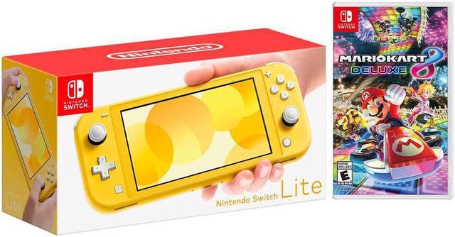 2019 New Nintendo Switch Lite Yellow Bundle with Mario Kart 8 Deluxe NS Game Disc - 2019 Best Game! Nintendo Switch - Newegg.com