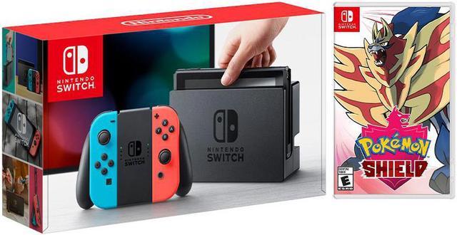 Nintendo Switch Red/Blue Console Bundle with Pokémon Shield Game Disc - 2019 New Game! Nintendo Switch Systems - Newegg.com