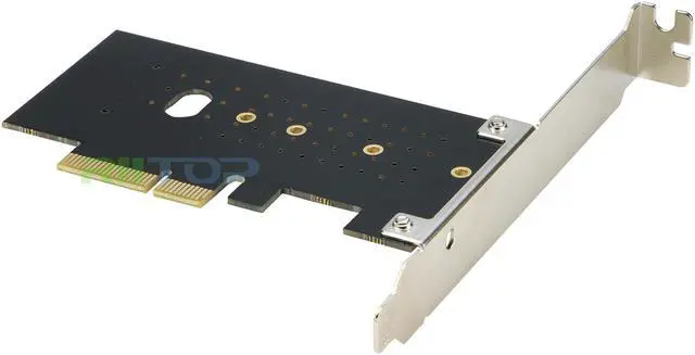 Alt view image 2 of 7 - RIITOP NVMe PCIe Adapter NVMe to PCIe 3.0/4.0 x4 Converter Card Support 2230, 2242, 2260 2280 mm M.2 NVMe SSD
