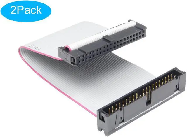 Main image of IDE Extension Cable Male to Female - RIITOP 40PIN IDE Ribbon Cord for 3.5inch PATA HDD 15cm (6inch, 2Pack)