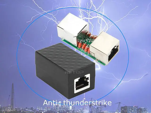 Alt view image 2 of 7 - RJ45 Coupler 6Pack RIITOP In Line Coupler Cat7 Cat6 Cat5e Ethernet Cable Extender Adapter Female to Female (Black)