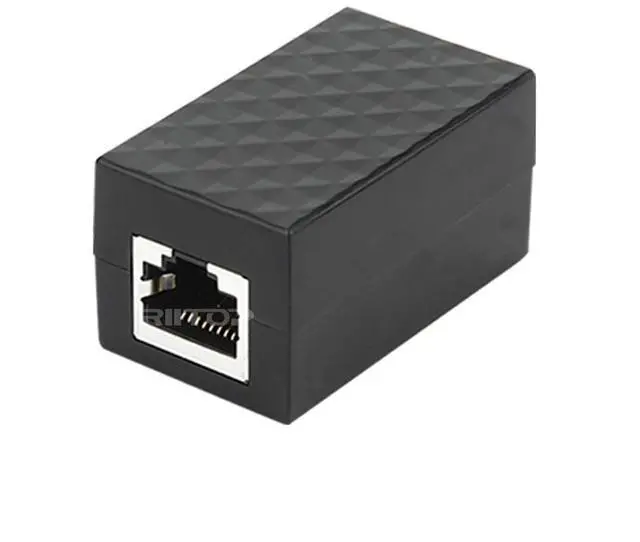 Alt view image 7 of 7 - RJ45 Coupler 6Pack RIITOP In Line Coupler Cat7 Cat6 Cat5e Ethernet Cable Extender Adapter Female to Female (Black)