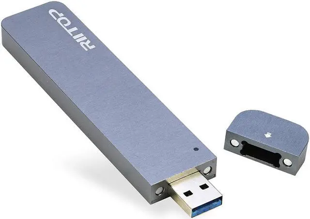 Main image of Extermal NVMe to USB Enclosure Case 10Gbps, For PCIe NVMe M Key and B+M Key M.2 SSD, USB 3.1 Gen2 10Gpbs, Tool Free
