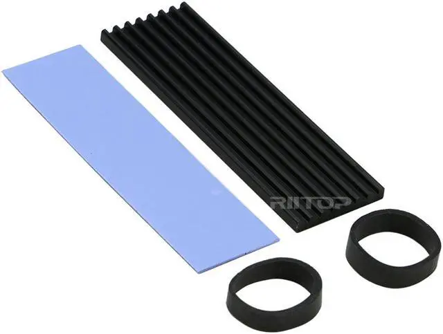 Alt view image 3 of 4 - M.2 Heatsink Kits for PS5 Playstaion 5 Cooling, 0.12inch(3mm) Thick M.2 Cooling Fin for PCIe NVMe 2280 SSD Heat Sink Aluminum (2Pack)