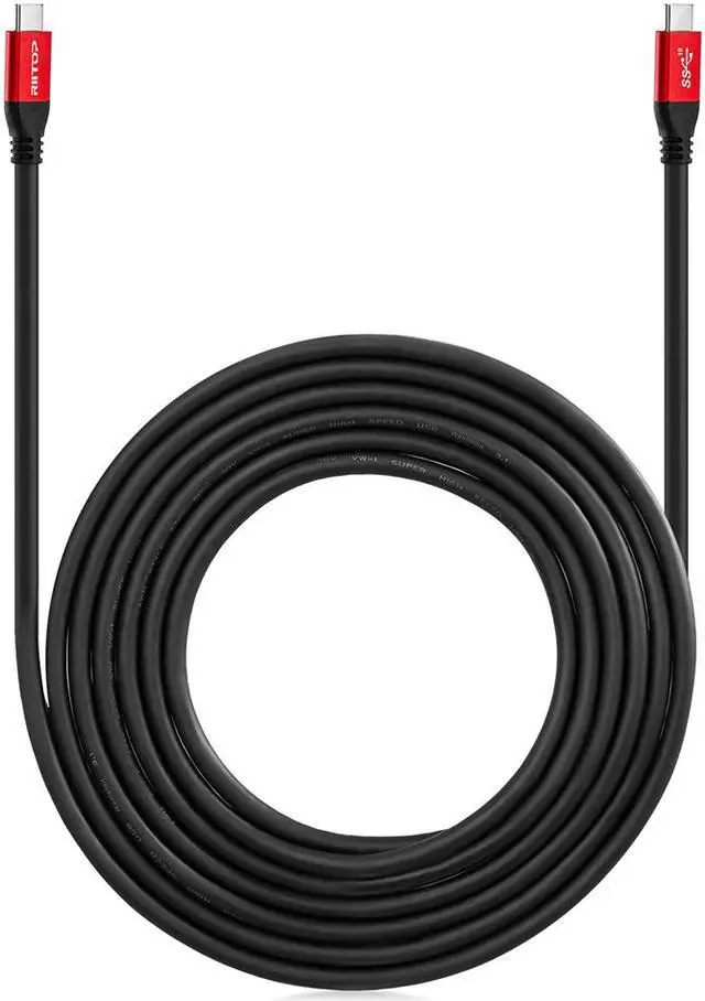 Alt view image 7 of 7 - USB C to USB C Charger Charging Cable 100W 20V/5A 14.8FT, RIITOP USB Type C 3.2 10Gbps PD Charging Cable for MacBook Pro 2020, iPad Mini 6, iPad Pro 2020, iPad Air 4, Galaxy S20 Plus S9 S8, Switch