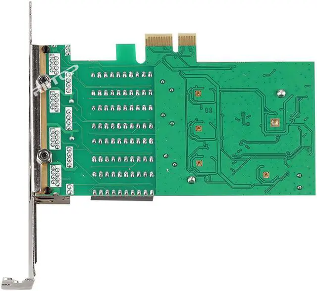 Alt view image 5 of 5 - 4 Port Gigabit Ethernet PCIe PCI-e x1 Network Interface Card (NIC) 10/100/1000 Mbps Realtek 8111 Chipset,RIITOP PCI Express x1 to 1G Network Adapter Card