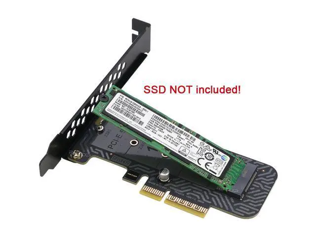 Alt view image 4 of 7 - RIITOP M.2 SSD to PCIe 5.0 x4 Adapter Card Support 2230, 2242, 2260 2280 M.2 NVMe SSD PCIe 5.0 Speed