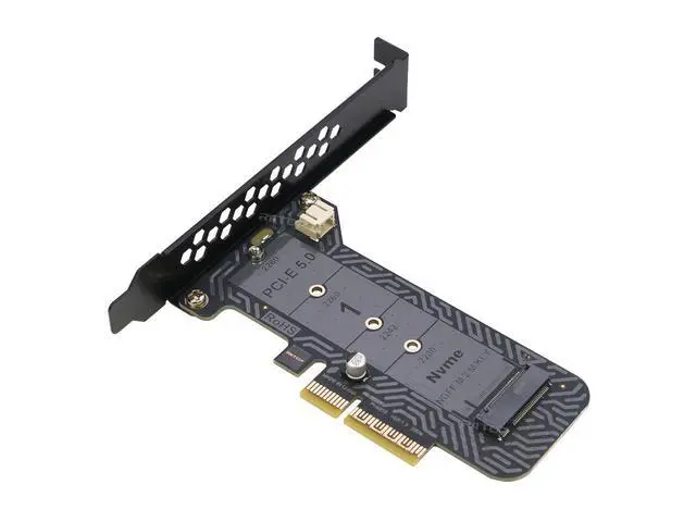 Alt view image 5 of 7 - RIITOP M.2 SSD to PCIe 5.0 x4 Adapter Card Support 2230, 2242, 2260 2280 M.2 NVMe SSD PCIe 5.0 Speed