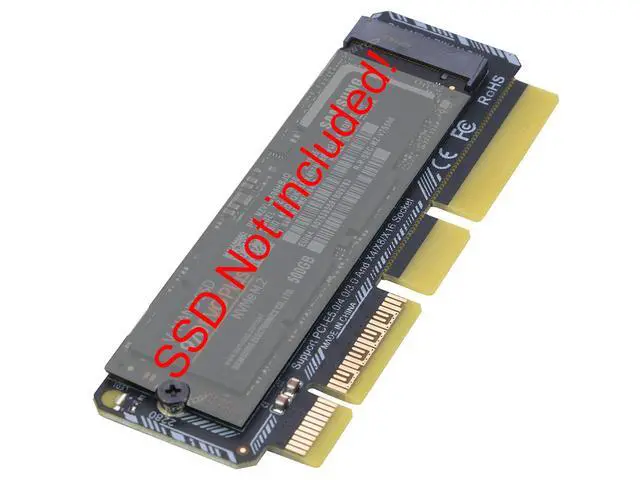 Alt view image 6 of 7 - NVMe PCIe 5.0/4.0/3.0 Adapter,RIITOP NVMe M.2 SSD to PCIe X4/X8/X16 Card, M.2 to PCI-Express SSD Expansion Card , Support 2230 2242 2260 2280 Max 4TB for Windows/Linux/Mac OS