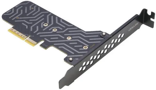 Alt view image 6 of 7 - M Key M.2 PCIe NGFF SSD to PCI-e Express 5.0 x4 Adapter Card Controller with Heatsink for 2230 2242 2260 2280 mm M Key M.2 PCIe Based AHCI NVMe SSD