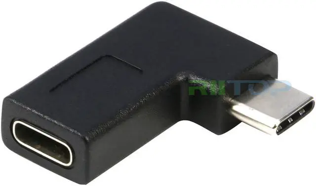 Alt view image 7 of 7 - USB C Extension Adapter 2Pack, 90 Degree USB C Type C Male to Female Adapter, Right & Left Angled 90 Degree USB-C USB 3.1 Type-C Extension Adapter for Laptop & Tablet & Mobile Phone