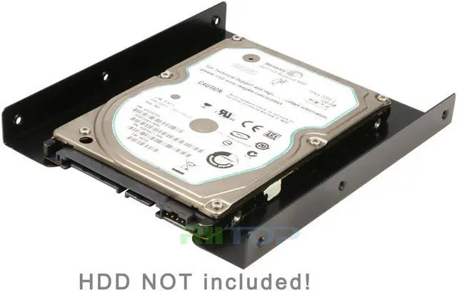 Alt view image 2 of 7 - SSD Mounting Bracket(2-Pack), RIITOP 2.5 to 3.5 hard drive bay Adapter Metal SSD Holder Convert 2.5inch Hard Drive to 3.5inch