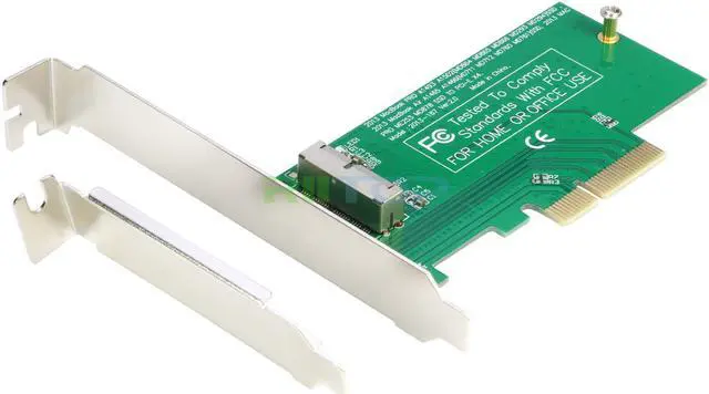 Alt view image 3 of 7 - RIITOP PCIe to A1466 SSD Adapter PCI-e 4x Controller Card for Apple 2013 2014 2015 2016 2017 MacBook Air Pro Retina A1465 A1466 A1398 A1502 SSD