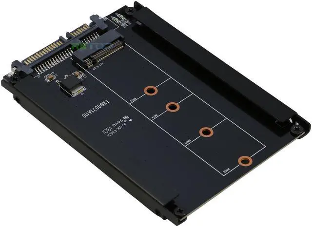 Alt view image 4 of 7 - NGFF to SATA Converter Adapter, RIITOP M.2 NGFF SATA SSD to 2.5 inch SATA 3 6Gbps Adapter with Metal Mounting Bracket For B Key M.2 NGFF SSD 2280mm