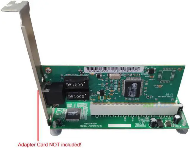 Alt view image 4 of 4 - PCIe to PCI Adapter, RIITOP PCI-e Express to 2x PCI Expansion Card Converter Riser Extender with USB 3.0 (2Ft) Cable